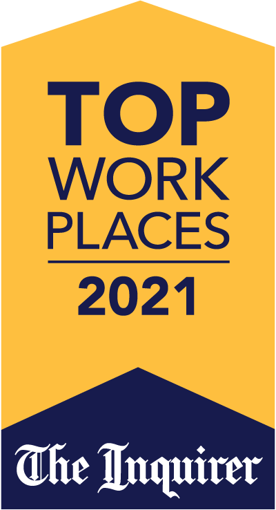 2019 top workplace award presented by the philadelphia inquirer