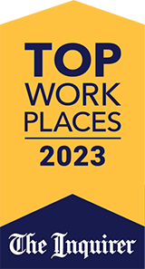 2023 top workplace award presented by the philadelphia inquirer