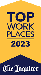 2023 top workplace award presented by the philadelphia inquirer