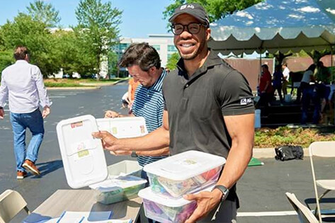 AD associates at the Wayne, Pennsylvania office put their finishing touches on boxes for The Jared Box Project