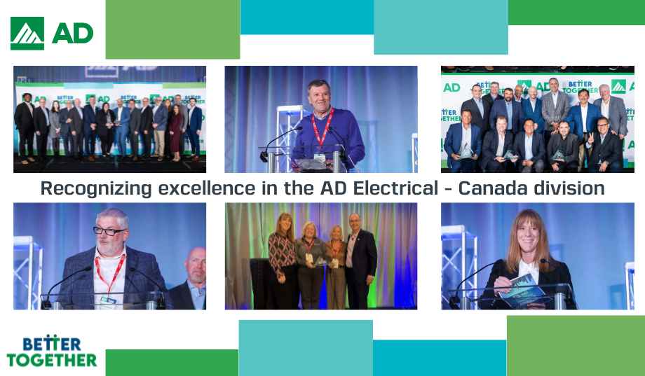 AD Electrical – Canada Celebrates Top Performing Members and Suppliers, Honours Excellence in Partnership