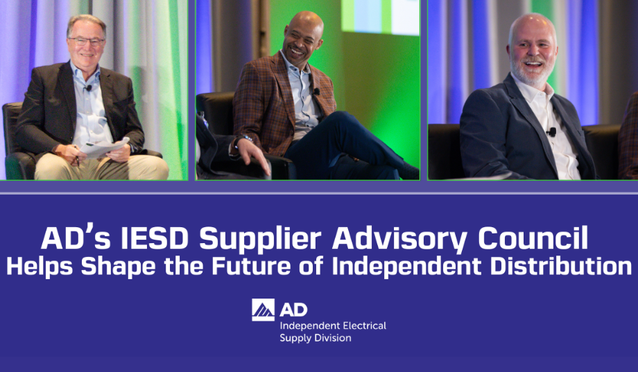 AD Announces Newly Formed Independent Electrical Supply Division (IESD) Supplier Advisory Council