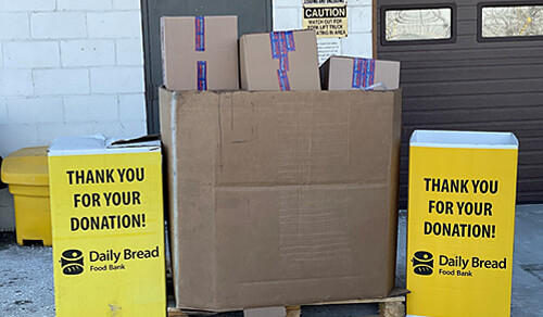 AD Canada community supports fight against hunger amid challenging economic times, donates 450 lbs of food to Toronto’s Daily Bread Food Bank